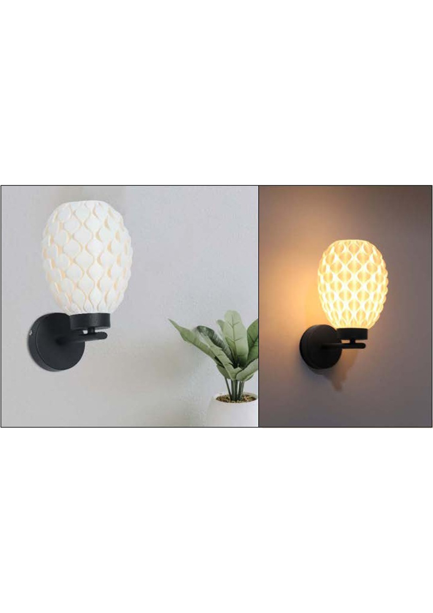 Beyond Lights - White Wall Sconce- GL